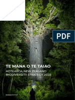Te Mana O Te Taiao: Aotearoa New Zealand Biodiversity Strategy 2020