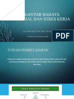 Pengantar Bahaya Psikososial Dan Stres Kerja: Nova Rinci Astuti, S.Psi., M.Psi., Psikolog