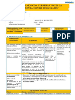 8sesión de Aprendizaje V-08-04