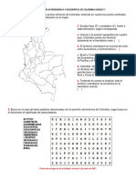 Taller de Sociales Ubicacion Geográfica y Astronómica de Colombia 1 de Junio 2021