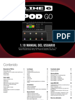 POD Go 1.10 Owner's Manual - Spanish