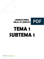 Kelas 4 Tema 1 Subtema 1 Tugas Siswa Bahasa Indonesia