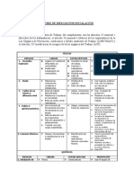 Matriz de Riesgo Por Instalacion