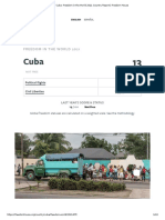 Cuba - Freedom in The World 2021 Country Report - Freedom House