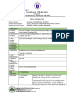 Department of Education: Weekly Learning Plan