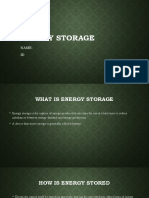 Energy Storage