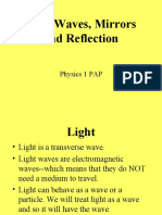 Light Waves, Mirrors and Reflection: Physics 1 PAP