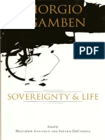 Agamben - Sovereignty and Life