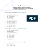 Soal TOEFL Derivative Dan Pembahasannya: Pembentukan Kata Benda