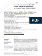 Tralokinumab For Moderate-To-Severe Atopic Dermatitis: Results From Two 52-Week, Randomized, Double-Blind, Multicentre, Placebo-Controlled Phase III Trials (ECZTRA 1 and ECZTRA 2)