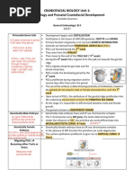 Craniofacial Biology Notes Unit 1