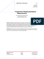 Application Guide Guide to Transformer Resistance Testing