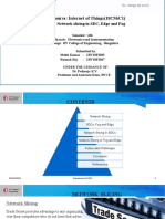 TITLE: Network Slicing in SDC, Edge and Fog: Course: Internet of Things (18CS6C1)