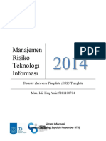 DRP Template Iso 22301