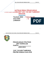 Untuk Memastikan Semua Perancangan Strategik Bidang/Unit SJKC Yuh Min Tambunan Seragam