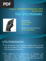 The Utilitarians: Lesson 10-Jeremy Bentham and John Stuart Mill