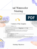 Persal Watercolor Meeting: Here Is Where Your Presentation Begins