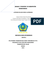 Perencanaan E-Parking Kabupaten Bondowoso