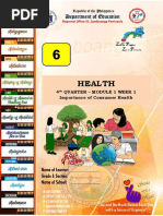 Grade 6 - HEALTH - Q4 Module 1 - W1