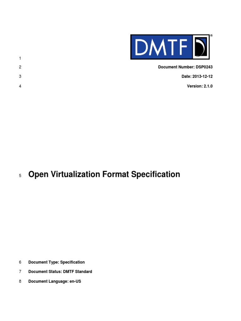 DSP0243 2.1.0 | PDF | Xml Schema | Hypertext Transfer Protocol
