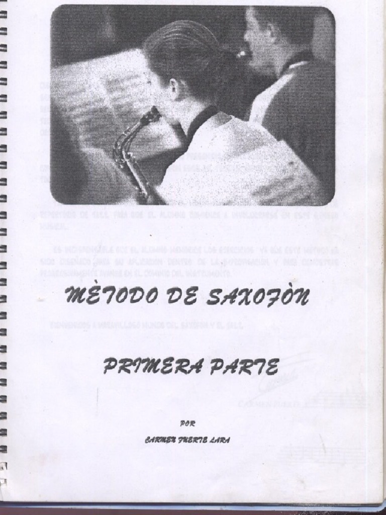 Metodo de Saxofon Primera Parte | PDF