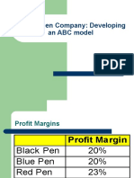 Classic Pen Company: Developing An ABC Model