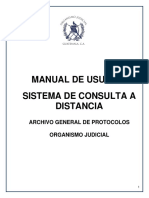 Manual de consulta a distancia del Archivo General de Protocolos de Guatemala