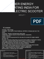 Ather Energy: Motivating India For Smart Electric Scooter: Group 7