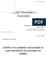 Diseño Orientado A Funciones: Universidad Autónoma de Guadalajara