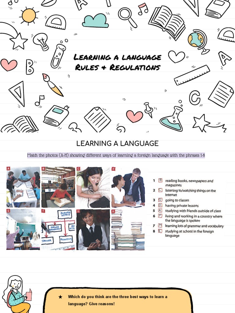 Learning A Language | PDF