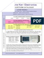 Wayne Kerr Electronics: Shortform Catalogue