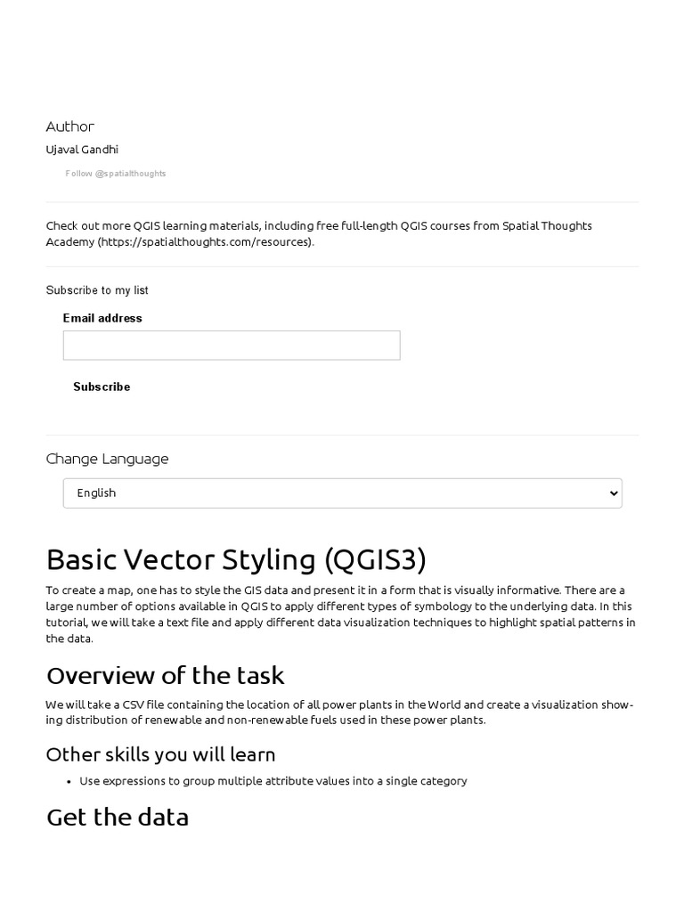 Basic Vector Styling (QGIS3) - QGIS Tutorials and Tips | PDF ...