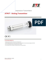 ATM/T - Analog Transmitter: Pressure and Temperature Transmitters