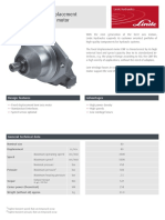 Fixed Displacement Bent Axis Motor: Advantages Design Features