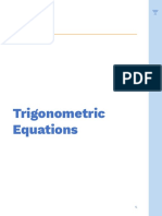 Trigonometric Equations Solutions