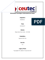 Tarea 2 - Zahori Silva - Estadistica I