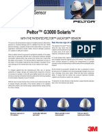 Uvicator™ Sensor: Peltor™ G3000 Solaris™