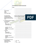 Formulir Penerimaan Peserta Didik Baru