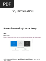 SQL Installation