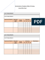 Annual Plan Template