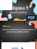 Filipino 5 - Pagsusuri NG Pelikula