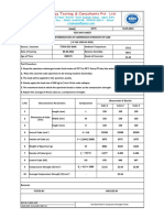 NO: IS 9031-1978 Test Data Sheet For Compressive Strength of Cube ISSUE DATE: 01.01.2020 F02 (7.11)