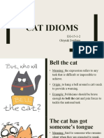 Cat Idioms: EG-15-1-2 Oleynik Svetlana