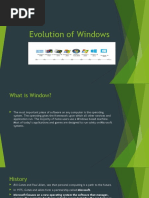 Evolution of Windows