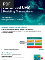 Advanced UVM: Modeling Transactions