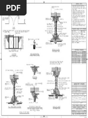 AB-036679-001 Fence Gate Details