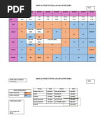 Jadual Kelas Prasekolah 2021