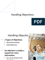 Handling Objections