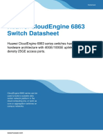 CloudEngine 6863 Data Center Switch Datasheet