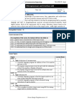 ECE: Microprocessor and Interface LAB: Course Design Template Version 1.0